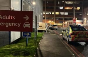 Parking przy szpitalu Leicester Royal Infirmary otoczony kordonem | Wielka Brytania | Aktualności