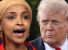 Ilhan Omar wydaje się nazywać Trumpa przywódcą „Partii Ochrony Pedofilów”.