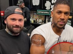 Anthony Joshua honoruje zmarłych przyjaciół tatuażami po śmiertelnym wypadku samochodowym