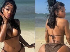 Summer Walker — zabawa na zdjęciach Fendi w bikini na plaży!