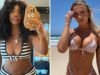 SZA kontra Tammy Hembrow Kogo wolisz?! Dziewczyny w bikini w wersji w paski