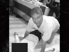 Były książę Andrzej sfotografowany przykucnięty nad kobietą w aktach Epsteina