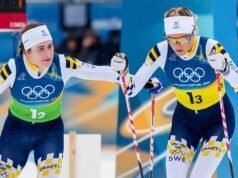 Igrzyska Olimpijskie: Szwedka Eba Andersson traci narty w strasznym wypadku i walczy o srebro