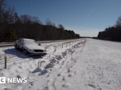 Karolinę Północną nawiedziła historyczna burza śnieżna