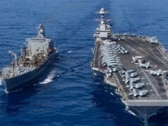 USS Gerald R Ford tworzy rzadką obecność dwóch lotniskowców na Bliskim Wschodzie