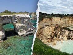 „Łuk Zakochanych” we Włoszech zawalił się w Walentynki po złej pogodzie