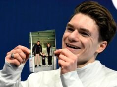 Amerykański łyżwiarz figurowy Maxim Naumov składa hołd zmarłym rodzicom debiutantki olimpijskiej