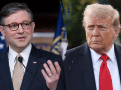 Głosowanie w Key House nie powiodło się po buncie Republikanów w związku z grą taryfową Johnsona Trumpa