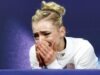 Emocjonalna Amber Glenn po ciężkiej trasie olimpijskiej