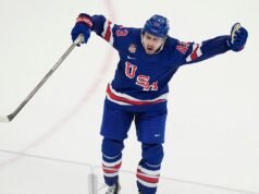 Królowa Hughes na cześć zwycięzcy meczu nazwała Amerykę „najwspanialszym krajem na świecie”.