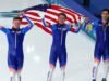 Igrzyska Olimpijskie: Drużyna USA zdobywa srebro w drużynowym łyżwiarstwie szybkim na dochodzenie mężczyzn