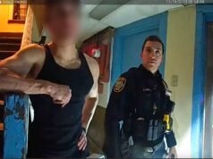 Dziwne nagranie z kamery bodycam pokazuje rzekome zdarzenie w obskurnej piwnicy domu bractwa